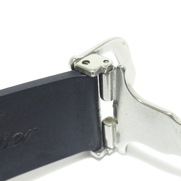 Auth Cartier Must 21 Vantean Autoscaph W10147U2 5****** Black Silver Wrist Watch - Picture 8 of 12